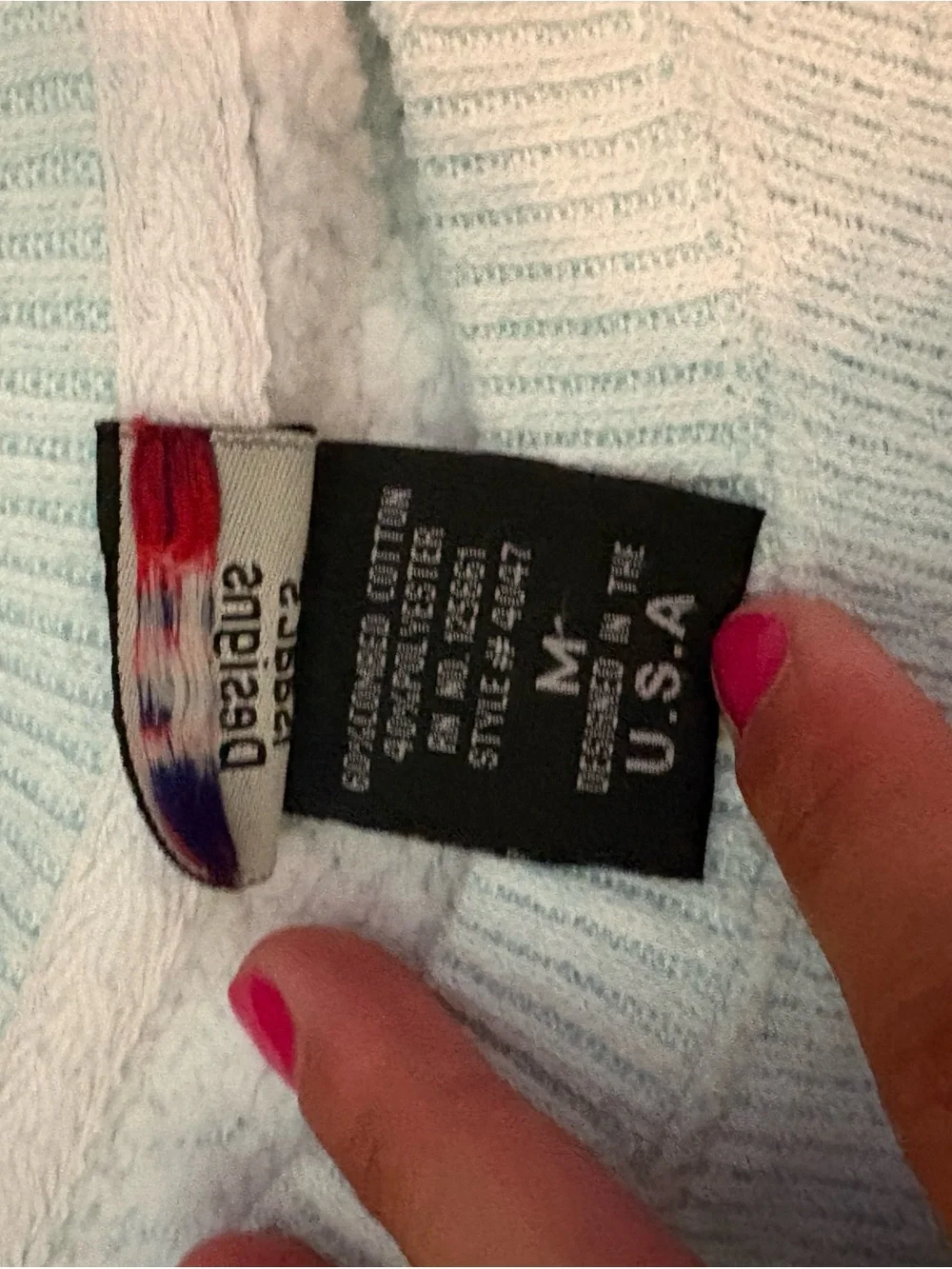 Martha’s Vineyard Crewneck Sweater - light blue with navy Logo
